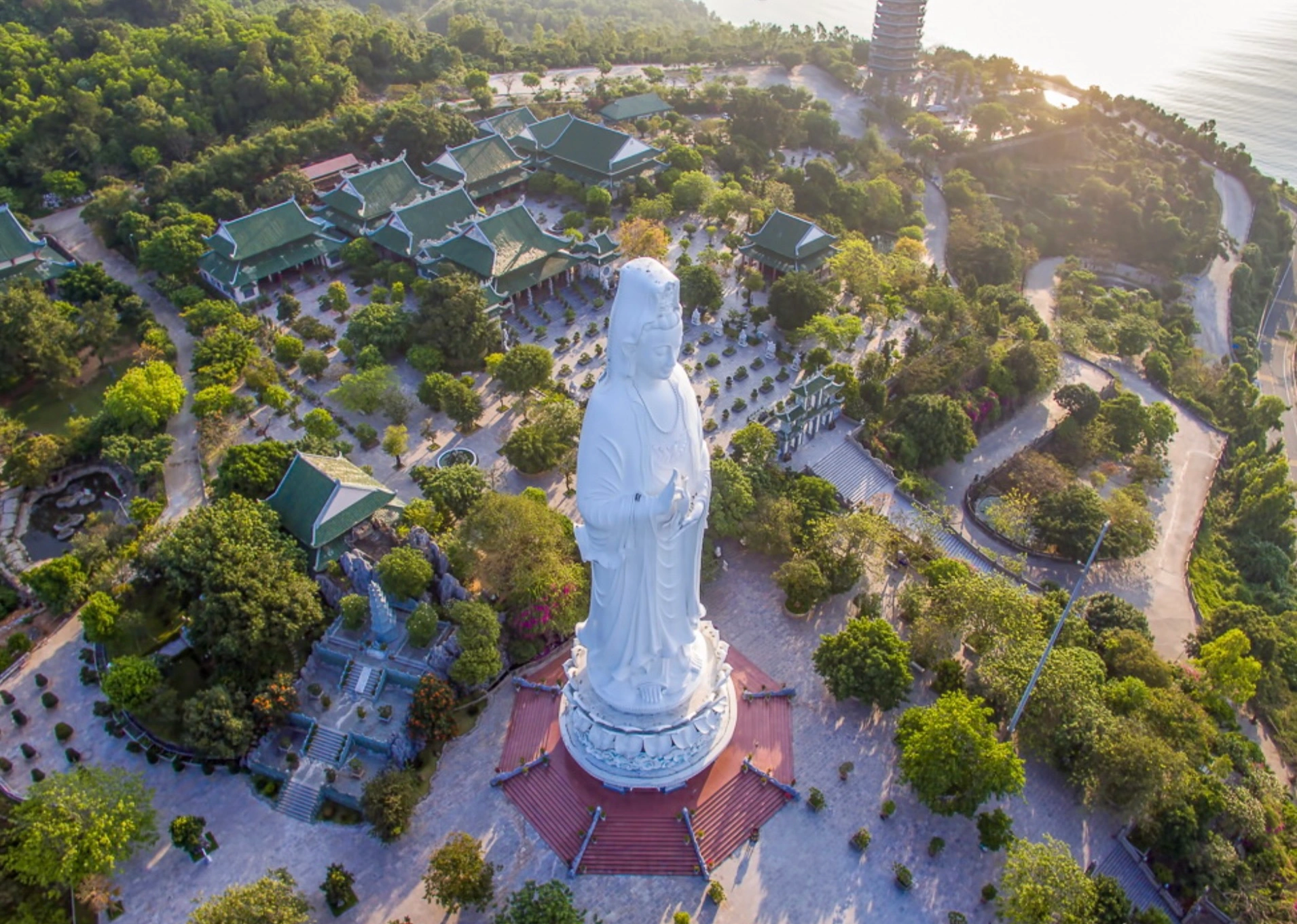 Linh Ung Pagoda overview Son Tra Peninsula Da Nang