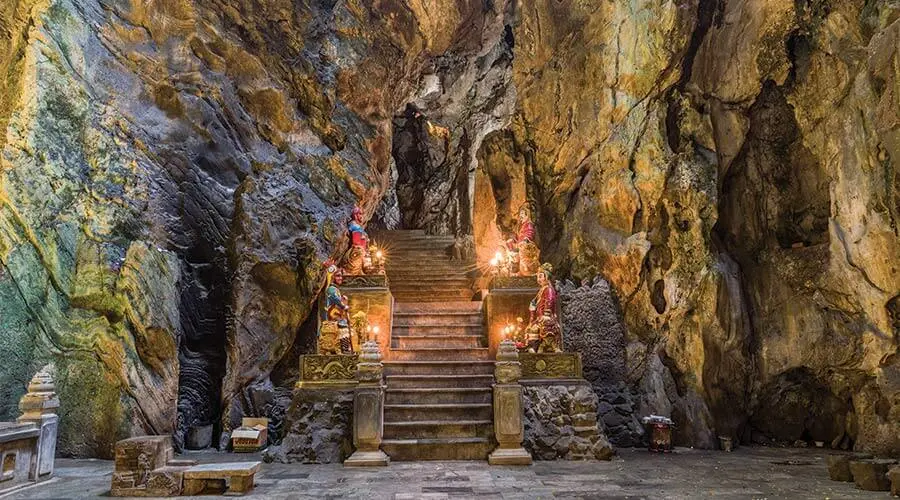 Buddhist temple at Marble Mountains Da Nang Ngu Hanh Son
