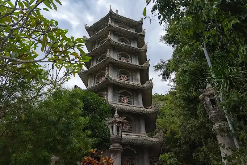 Buddhist temple at Marble Mountains Da Nang Ngu Hanh Son
