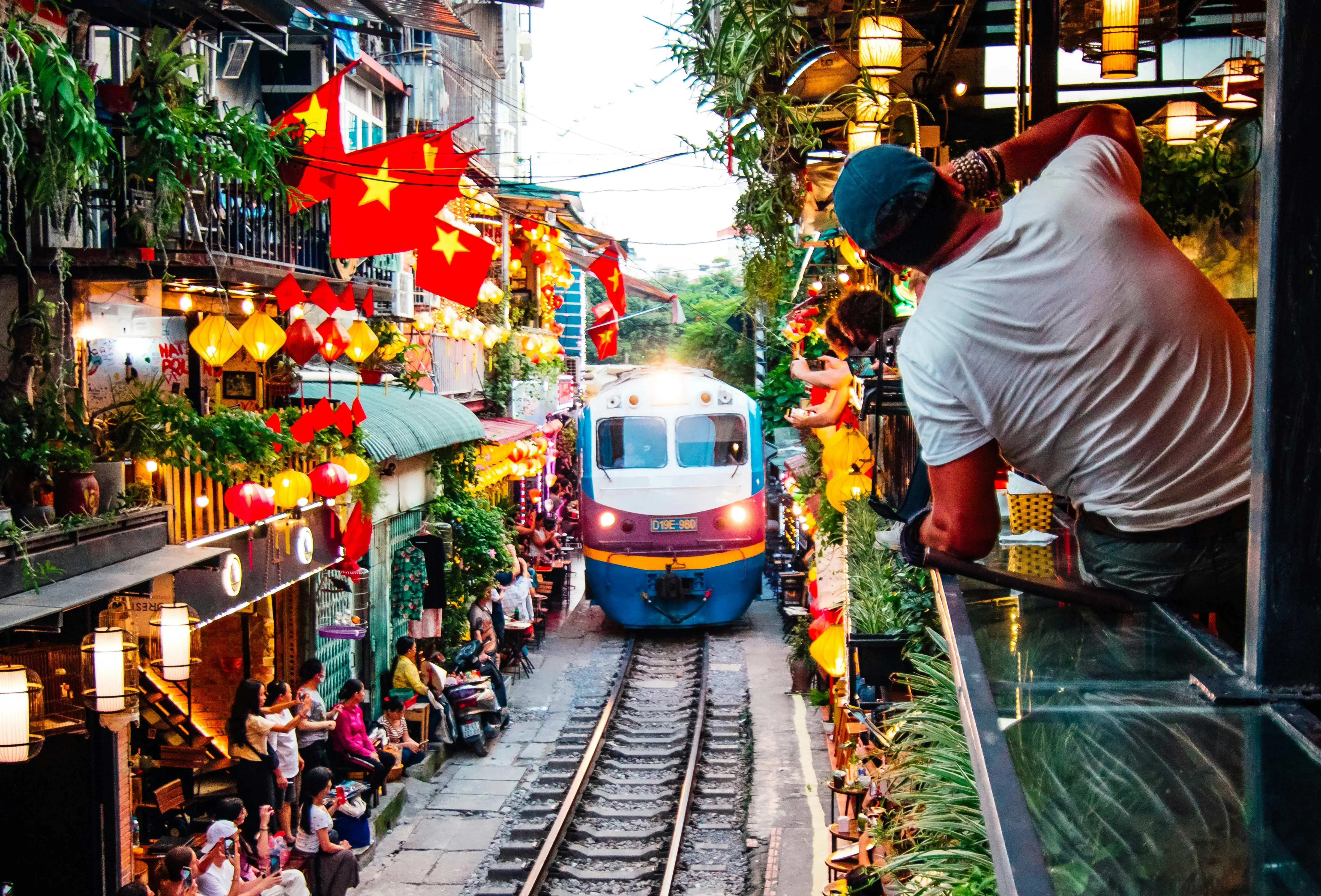 Hanoi Train Street Cafe Experience