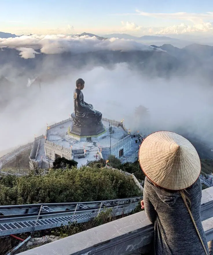 Great Buddha Statue at Fansipan Summit